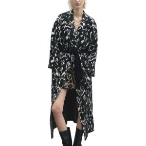 DZIANINOWY KARDIGAN Z METALICZNĄ NICIĄ