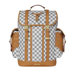 PLECAK Z WZOREM I LOGO "HENNY LATTE MONTE CARLO"