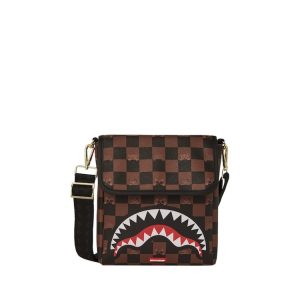 TOREBKA Z WZOREM I LOGO "PEEKING CHARACTER CHECK"