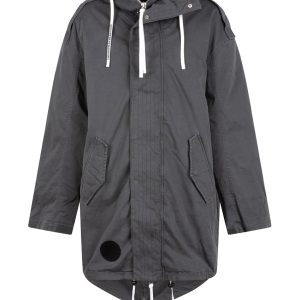 OCIEPLANA PARKA Z LOGO "MILO"