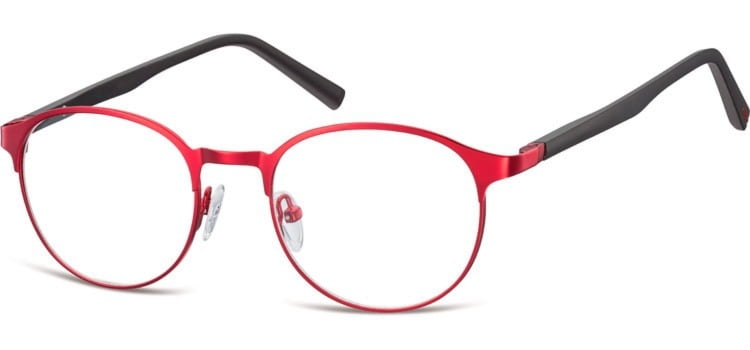 Okulary oprawki okrągłe stalowe Sunoptic 998G