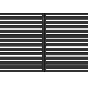 Brama typ WALL 80 - antracyt , brązowa , czarna , szara , zielona - 3,00 m