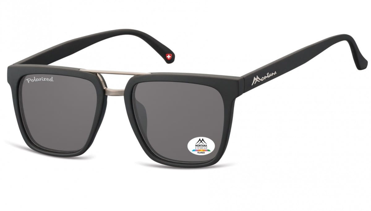 Okulary przeciwsłoneczne Montana MP45 polaryzacyjne czarne