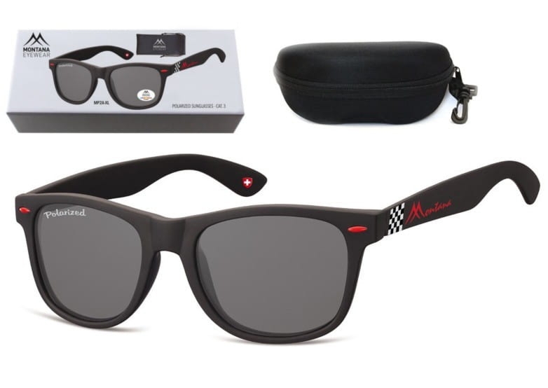 Duże Klasyczne Okulary Polaryzacyjne Nerdy Montana BOXMP2A-XL + pudełko