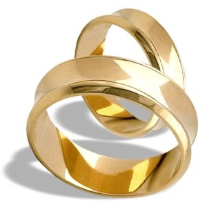 Obrączka z żółtego złota ŁK-09-k