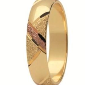 Obrączka z żółtego i czerwonego złota ST-96ZC-k