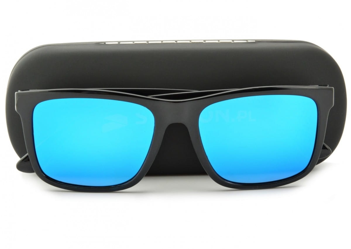 Okulary polaryzacyjne Nerdy Lustrzane czarne POL-307