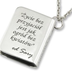 Wisiorek książka na każdą okazję WEC-S-WIS-K2