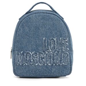 JEANSOWY PLECAK Z LOGO