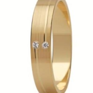 Obrączka z żółtego złota ST-210Z-m