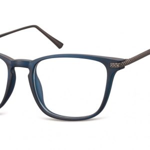 Okulary oprawki korekcyjne Nerdy zerówki Sunoptic CP144D granatowe transparentne