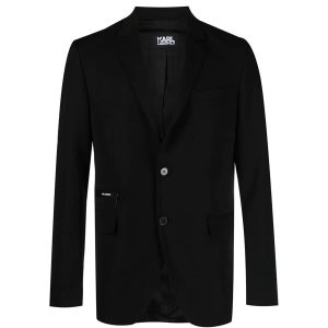 MARYNARKA Z KLAPAMI I LOGOWANYM ZAMKIEM