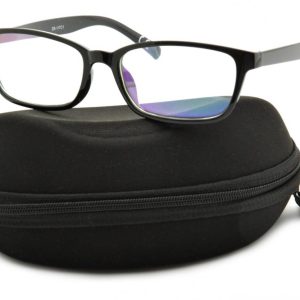 Okulary z filtrem Antyrefleksyjne zerówki Nerdy prostokątne DR-117-C1