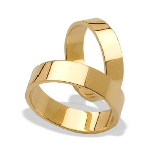 Obrączka z żółtego złota ŁK-13Z-light-m