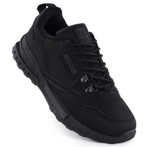 Półbuty sportowe męskie ocieplane czarne Big Star SS174411