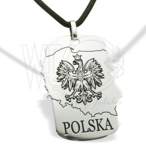 Nieśmiertelnik ze srebra Polska WEC-S-NW-1