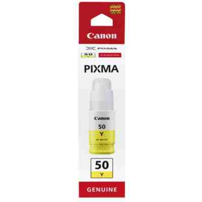 Tusz Oryginalny Canon GI-50 Y (3405C001) (Żółty) - DARMOWA DOSTAWA w 24h