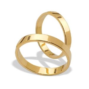 Obrączka z żółtego złota ŁK-11Z-EXTRA light-m