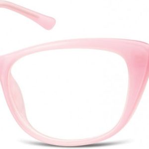 Okulary oprawki korekcyjne Kocie Oczy zerówki Sunoptic CP129B różowe
