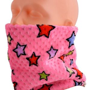 Wielofunkcyjny Komin Dzieciecy - Czapka - Szalik - Chusta - Kominiarka - 22 rozowa