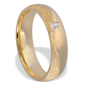 Obrączka z żółtego złota ŁN-17Z-k