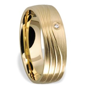 Obrączka z żółtego złota ŁN-11Z-k