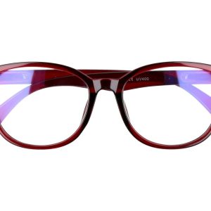 Brazowe Owalne zerówki z Antyrefleksem okulary z filtrem ST1201C