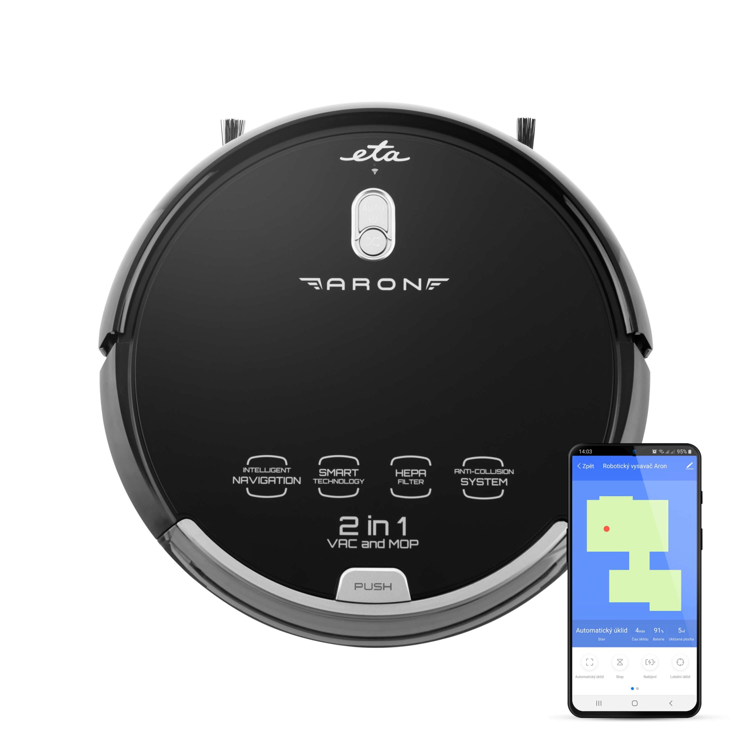 Odkurzacz automatyczny ETA Aron SMART 251290000