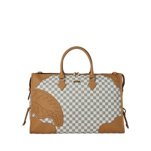 TORBA PODRÓŻNA Z WZOREM I LOGO "HENNY LATTE"