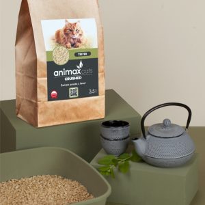 AnimaxKot Kruszon zbrylający Zielona Herbata - 3.5l