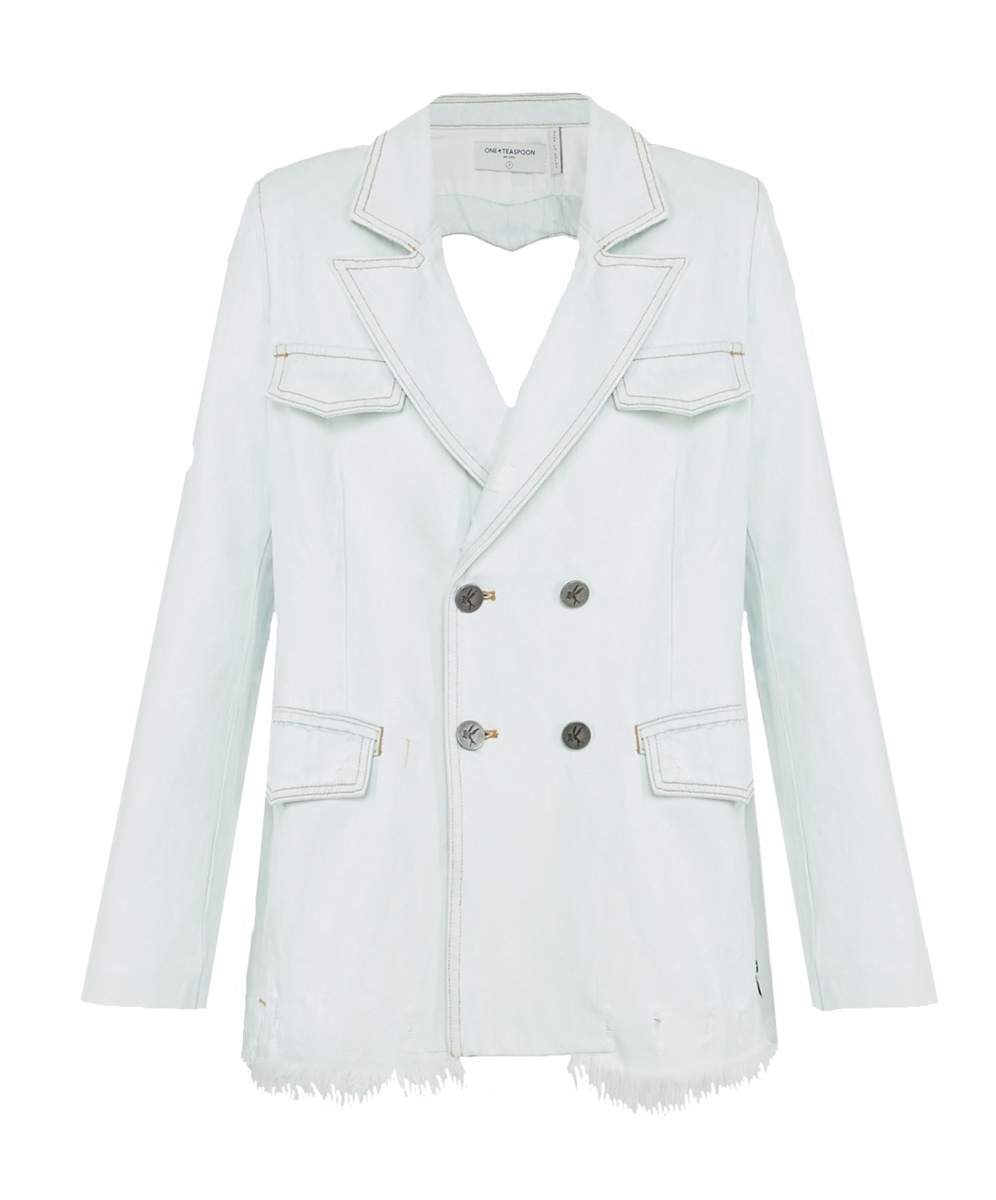 MARYNARKA JEANSOWA "BELAIR CUT OUT"