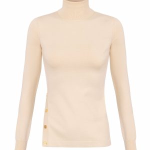 GOLF Z OZDOBNYMI GUZIKAMI I LOGO