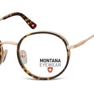 Panterkowe Lenonki okrągłe Okulary Oprawki optyczne MM608A