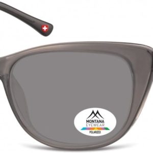 OKULARY POLARYZACYJNE Przeciwsłoneczne KOCIE Oczy Damskie MP42D szare