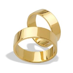 Obrączka z żółtego złota ŁK-05Z-light-k