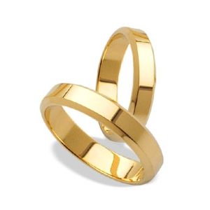 Obrączka z żółtego złota ŁK-17-m
