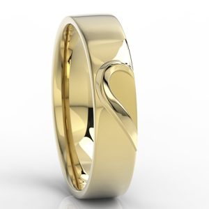 Obrączka męska z żółtego złota OB-01Z