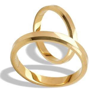 Obrączka z żółtego złota ŁK-06Z-EXTRA light-m