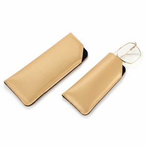 Pokrowiec na okulary w wersji wsuwanej ET-136F złoty