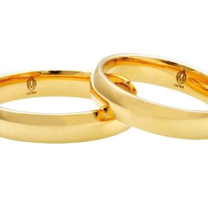 Obrączka klasyczna z żółtego złota ŁK-22-m