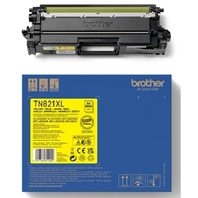 Toner Oryginalny Brother TN-821XLY (TN821XLY) (Żółty) - DARMOWA DOSTAWA w 24h