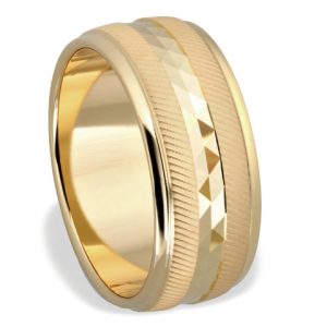 Obrączka z żółtego złota ŁN-05Z-k