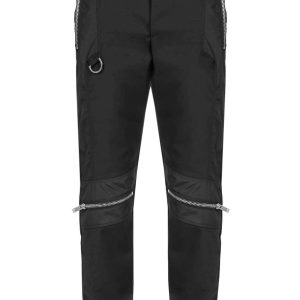 SPODNIE Z ŁĄCZONYCH MATERIAŁÓW