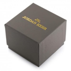 Prezentowe pudełko na zegarek - JORDAN KERR - szare/złote
