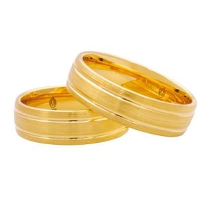 Obrączka z żółtego złota ŁS-06Z-light-m