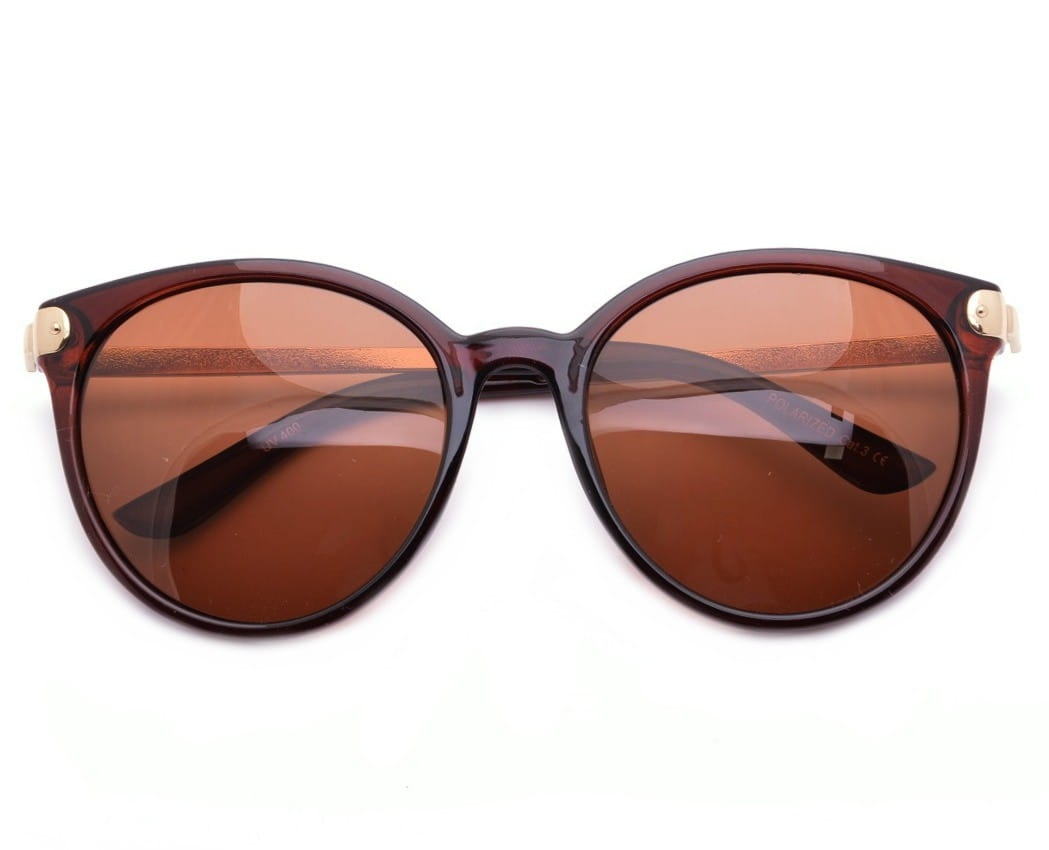 Damskie Okulary polaryzacyjne brązowe pol-561b