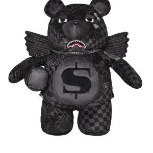 PLECAK W KSZTAŁCIE PLUSZOWEGO MISIA "3AM CHECK"