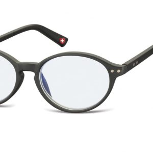 Dziecięce okulary z Filtrem Niebieskim do komputera zerówki Lenonki KBLF2 CZARNE