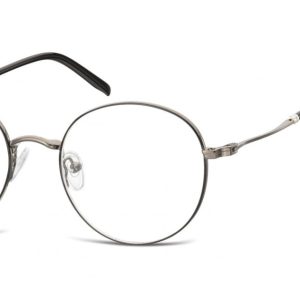 Lenonki okrągłe Okulary oprawki optyczne 927B czarno-grafitowe