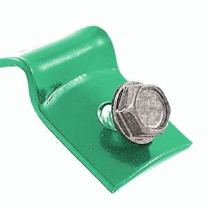 Przelotka metalowa do drutu - antracyt , czarna , zielona